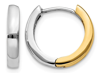 14K gold hoop earrings
