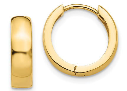 14k Yellow Gold Earrings Style TM609 - Classique Jewelry Inc.