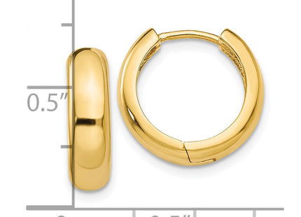 14k Yellow Gold Earrings Style TM610 - Classique Jewelry Inc.