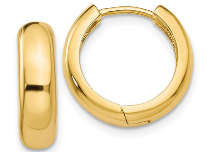14k Yellow Gold Earrings Style TM610 - Classique Jewelry Inc.