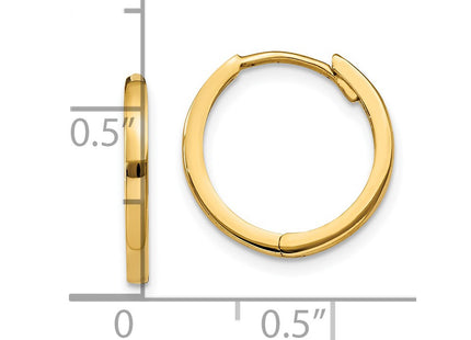 14k Yellow Gold Earrings Style TM615 - Classique Jewelry Inc.