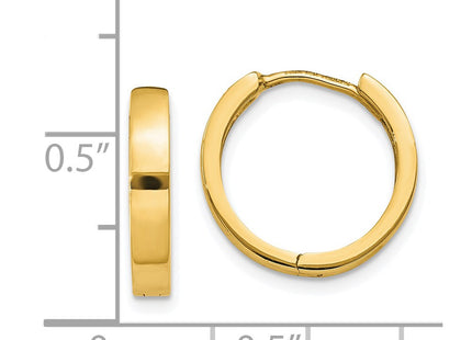 14k Yellow Gold Earrings Style TM624 - Classique Jewelry Inc.