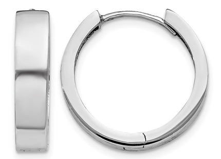 14K white gold earrings