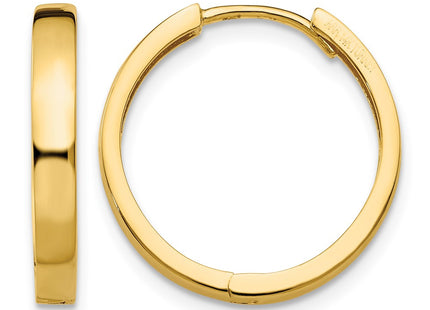 14K gold hoop earrings