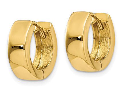 14K white gold earrings, alternate view