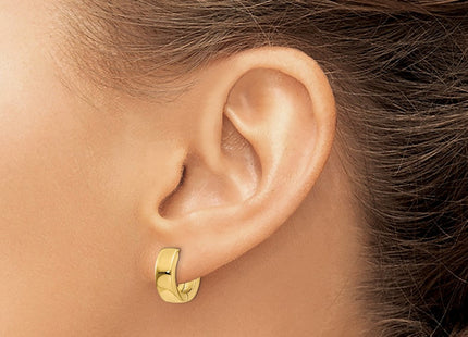 14K white gold earrings, another view