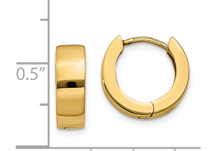 14K white gold earrings, further view