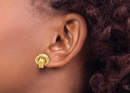 14k Yellow Gold Earrings Style TM705 - Classique Jewelry Inc.