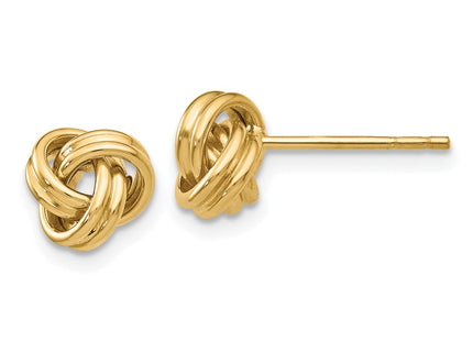 14k Yellow Gold Earrings Style TM705 - Classique Jewelry Inc.