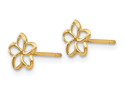 14k Yellow Gold Earrings Style TM734 - Classique Jewelry Inc.