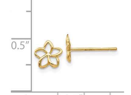 14k Yellow Gold Earrings Style TM734 - Classique Jewelry Inc.