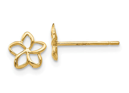 14k Yellow Gold Earrings Style TM734 - Classique Jewelry Inc.