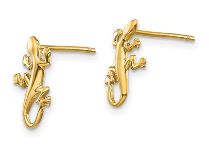 14k Yellow Gold Earrings Style TM738 - Classique Jewelry Inc.