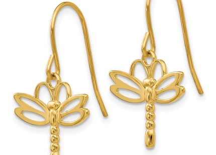 14k Yellow Gold Earrings Style TM748 - Classique Jewelry Inc.