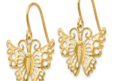 14k Yellow Gold Earrings Style TM751 - Classique Jewelry Inc.