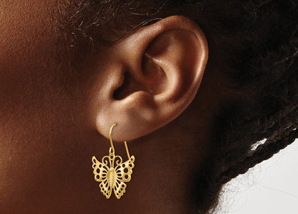 14k Yellow Gold Earrings Style TM751 - Classique Jewelry Inc.