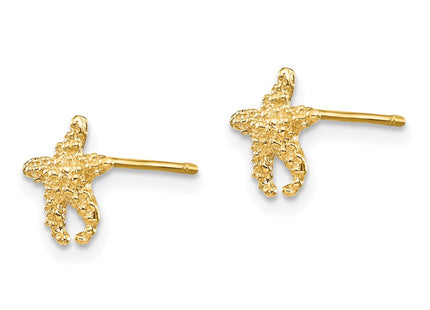 14k Yellow Gold Earrings Style TM765 - Classique Jewelry Inc.