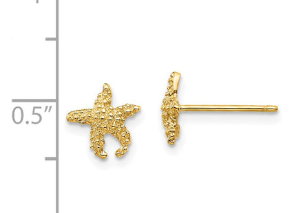 14k Yellow Gold Earrings Style TM765 - Classique Jewelry Inc.