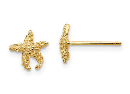 14k Yellow Gold Earrings Style TM765 - Classique Jewelry Inc.