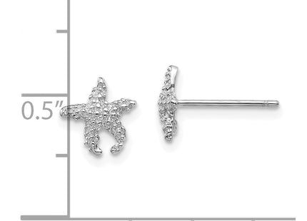 14k White Gold Earrings Style TM765W - Classique Jewelry Inc.