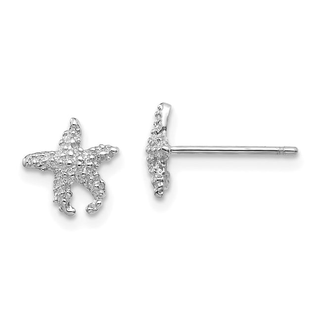 14k White Gold Earrings Style TM765W - Classique Jewelry Inc.
