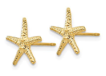 14k Yellow Gold Earrings Style TM766 - Classique Jewelry Inc.