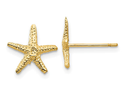 14k Yellow Gold Earrings Style TM766 - Classique Jewelry Inc.
