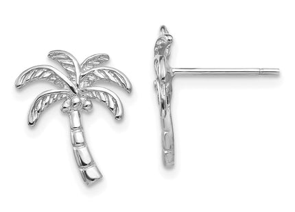 14k White Gold Earrings Style TM774W - Classique Jewelry Inc.