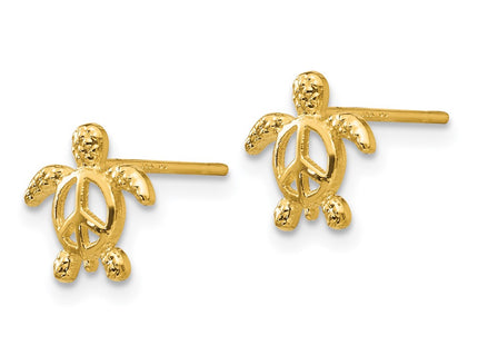 14k Yellow Gold Earrings Style TM777 - Classique Jewelry Inc.