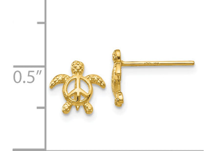 14k Yellow Gold Earrings Style TM777 - Classique Jewelry Inc.