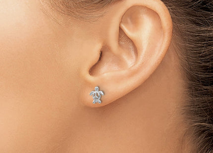 14k White Gold Earrings Style TM777W - Classique Jewelry Inc.