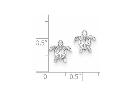 14k White Gold Earrings Style TM777W - Classique Jewelry Inc.