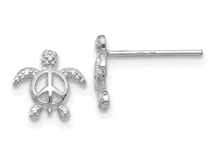 14k White Gold Earrings Style TM777W - Classique Jewelry Inc.