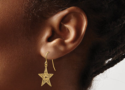 14k Yellow Gold Earrings Style TM784 - Classique Jewelry Inc.