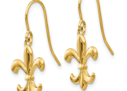 14k Yellow Gold Earrings Style TM791 - Classique Jewelry Inc.