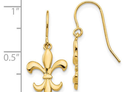 14k Yellow Gold Earrings Style TM791 - Classique Jewelry Inc.