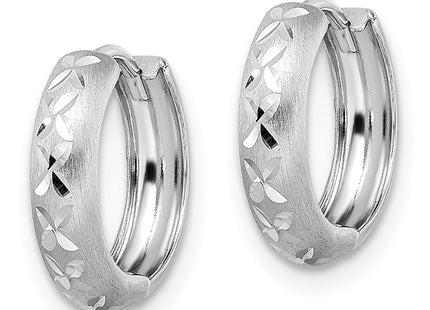 14k White Gold Earrings Style TM809W - Classique Jewelry Inc.