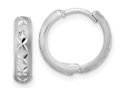 14k White Gold Earrings Style TM809W - Classique Jewelry Inc.