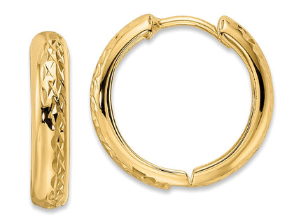 14k Yellow Gold Earrings Style TM813 - Classique Jewelry Inc.