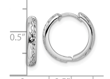 14k White Gold Earrings Style TM813W - Classique Jewelry Inc.