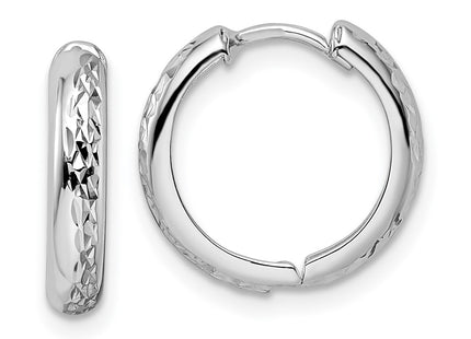 14k White Gold Earrings Style TM813W - Classique Jewelry Inc.