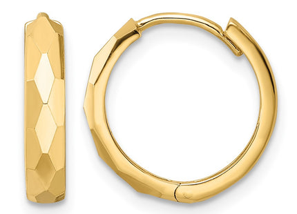 14K gold hoop earrings