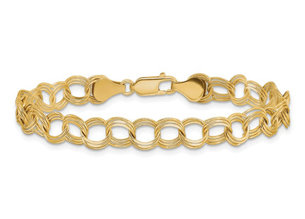14k Yellow Gold Bracelets Style TO748 - Classique Jewelry Inc.