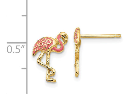 14k Yellow Gold Earrings Style TP161 - Classique Jewelry Inc.