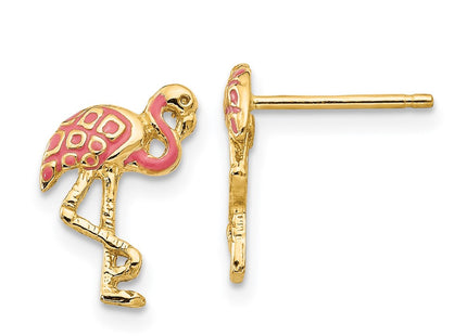 14k Yellow Gold Earrings Style TP161 - Classique Jewelry Inc.