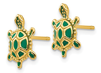 14k Yellow Gold Earrings Style TP165 - Classique Jewelry Inc.