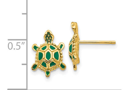 14k Yellow Gold Earrings Style TP165 - Classique Jewelry Inc.