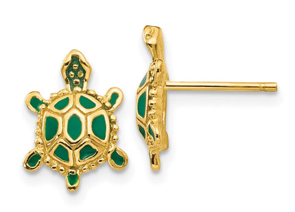 14k Yellow Gold Earrings Style TP165 - Classique Jewelry Inc.