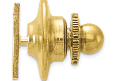 14k Men's Square with Line Design Tie Tac