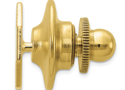 14k Men's Octagonal Grooved Tie Tac
